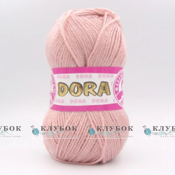 Пряжа Madame Tricote «Дора» №001(пудра)
