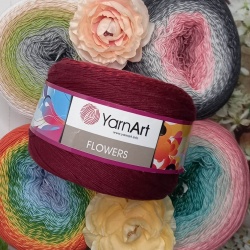 Пряжа YarnArt "Flowers / Фловерс" Туреччина