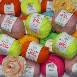 Пряжа Gazzal «Baby Cotton \ Бебі Коттон» Туреччина