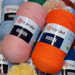 Трикотажная пряжа YarnArt «Ribbon / Риббон»  Турция
