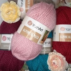 Пряжа напіввовна YarnArt "Alpine Alpaka / Альпіне Альпака" Туреччина