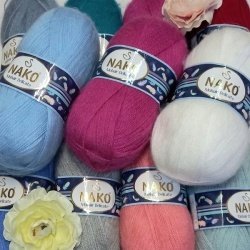 Пряжа NAKO «Mohair Delicate / Мохер Деликат» Турция