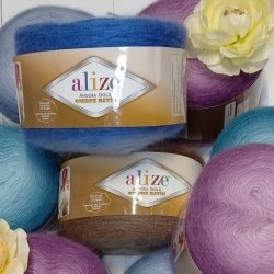 Пряжа Alize «Angora Gold Ombre Batik / Ангора Голд Омбре Батик»