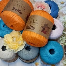 Пряжа FibraNatura «Raffia / Рафия» Турция