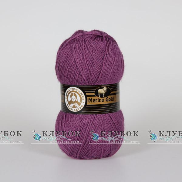 Пряжа полушерсть Madame Tricote «Merino Gold / Мерино Голд» Турция №51(ягода)