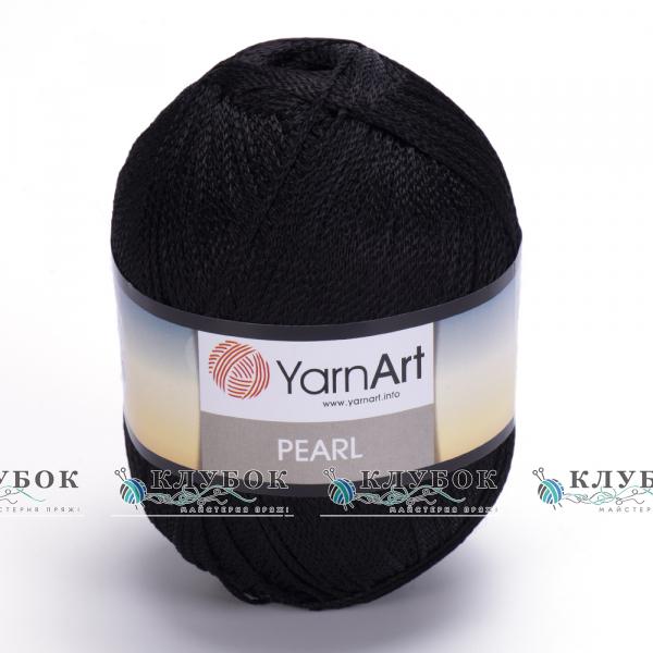 Пряжа YarnArt «Pearl \ Перл » Турция №107(черный)