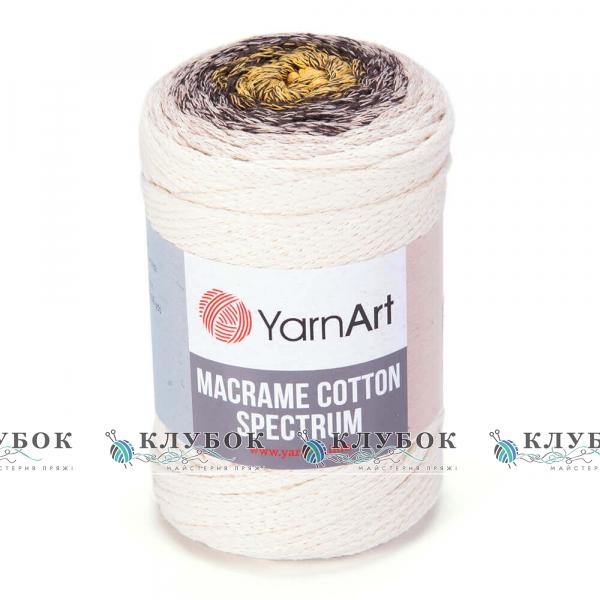 Трикотажна пряжа YarnArt "Macrame Cotton Spectrum / Макраме Коттон Спектрум" Туреччина №1301