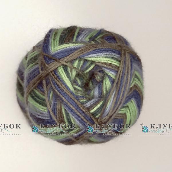 Пряжа «LADY YARN Comfy/ Леді ярн Comfy» №01(сине зелений)