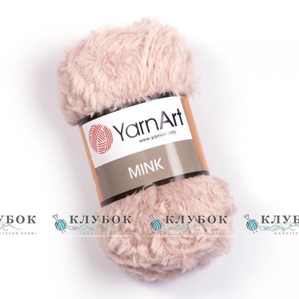 Пряжа YarnArt «Mink / Мінк»  №331(пудра)