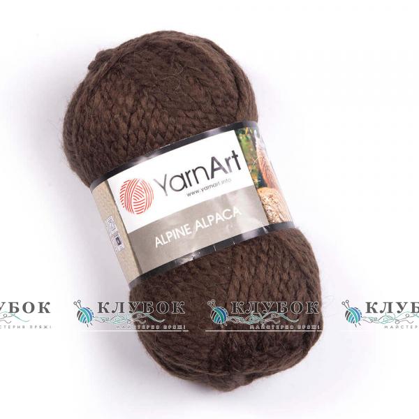 Пряжа  YarnArt «Alpine Alpaka / Альпин Альпака» Турция №431(коричневый)