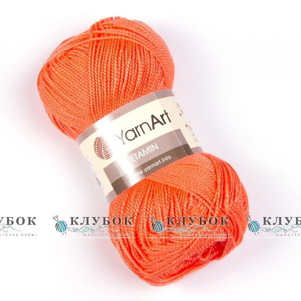 Пряжа YarnArt «Етамін»  №458(апельсин)
