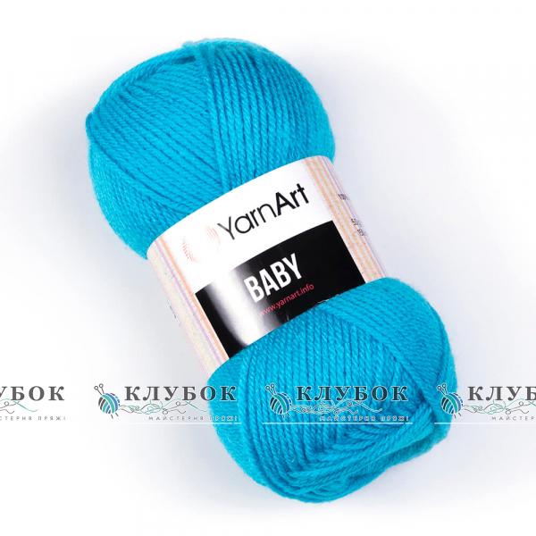 Пряжа YarnArt « Беби »  №552(бирюза)