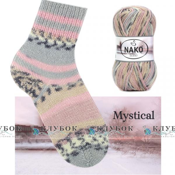 Носочная пряжа Nako «Boho / Бохо» №82452