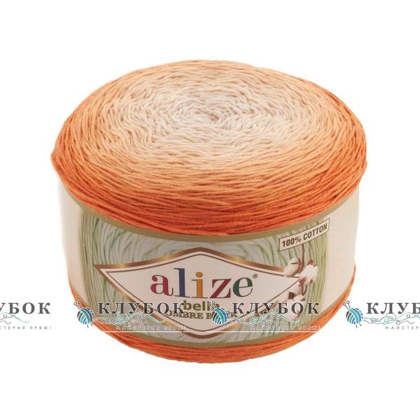 Пряжа Алізе «BELLA OMBRE BATIK / Белла Омбре Батік» Туреччина №7403(помаранчевий)