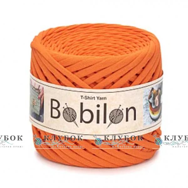 Трикотажна пряжа Bobilon Medium / Бобілон Медіум 7-9мм   (апельсин)