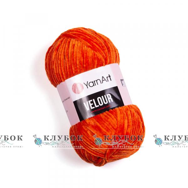 Пряжа Yarnart "Velour / Велюр" Туреччина №865(теракот)