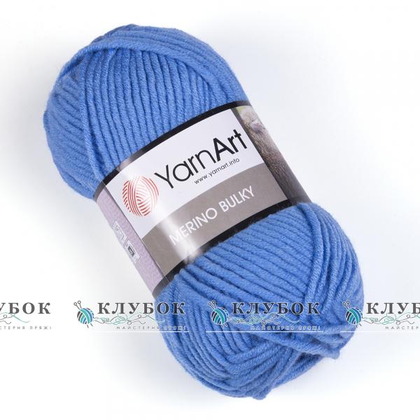 Пряжа полушерсть YarnArt «Merino BYLKY / Мерино Балка» Турция №600(голубой)
