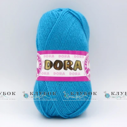 Пряжа Madame Tricote «Дора» №025(блакитна бірюза)
