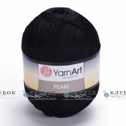 Пряжа YarnArt "Pearl \ Перл " Туреччина №107(чорний)