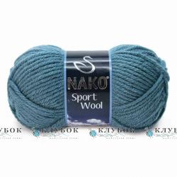 Пряжа напіввовна Nako "Sport Wool / Спорт Вул" Туреччина №185(шторм)
