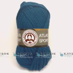 Пряжа Madame Tricote "Atlas Sport / Атлас Спорт" Туреччина №101(океан)