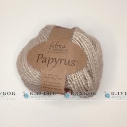 Пряжа «Papyrus Fibra Natura/ Папірус Фібра Натура» 229-22(темний беж)