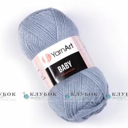 Пряжа YarnArt "Бебі"  №3072(сіро блакитний)
