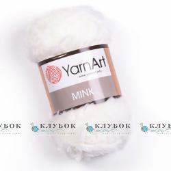 Пряжа YarnArt «Mink / Минк» №330(белый)