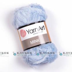 Пряжа YarnArt «Mink / Минк»   №351(голубой)