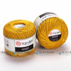 Пряжа YarnArt "Violet / Віолет"   №4940(гірчичний)