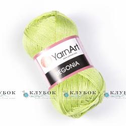 Пряжа YarnArt «Begonia \ Бегонія»  №5352(салатовий)