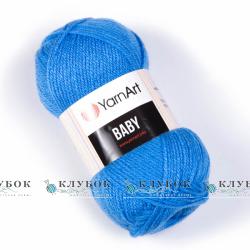 Пряжа YarnArt " Бебі" №600(синій)