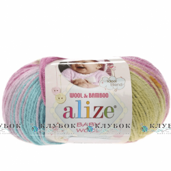Пряжа Alize "BABY WOOL / Бебі Вул" Туреччина №6550