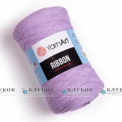Трикотажная пряжа YarnArt «Ribbon / Рибон»  №765(сирень)