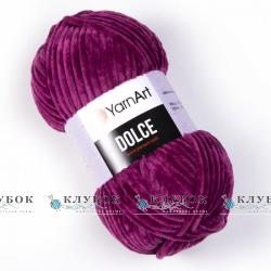 Плюшева пряжа YarnArt «Dolce / Дольче» №766(сливовий)
