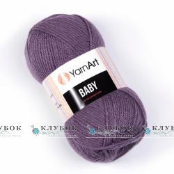 Пряжа YarnArt " Бебі"  №852(сливовий)