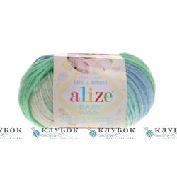 Пряжа Alize «BABY WOOL Batik/ Беби Вул Батик» Турция №4389