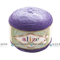 Пряжа Алізе «BELLA OMBRE BATIK / Белла Омбре Батік» Туреччина №7406(бузковий)