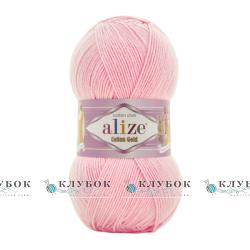Пряжа Alize "Cotton Gold / Коттон Голд" Туреччина №518(ніжно рожевий)