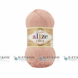 Пряжа Alize «Diva / Дива»  №363(ніжна троянда)
