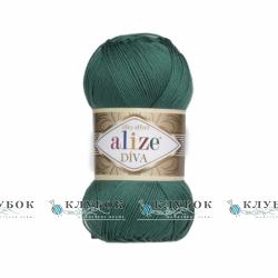 Пряжа Alize «Diva / Дива» №453(північне море)