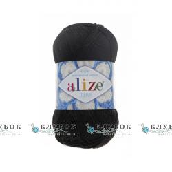 Пряжа Alize «Miss / Міс»  №60(чорний)