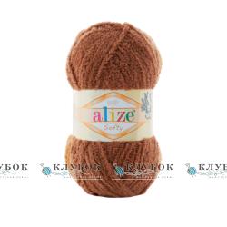 Плюшева пряжа Alize «Softy / Софті» №321(коричневий)