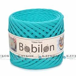 Трикотажна пряжа Bobilon Medium / Бобілон Медіум 7-9мм   (м'ятний)