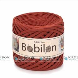 Трикотажная пряжа Bobilon Medium / Бобилон Медиум 7-9мм   (терракот)