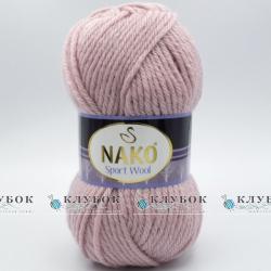 Пряжа напіввовна Nako "Sport Wool / Спорт Вул" Туреччина №10639(пудра)