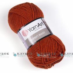 Пряжа напіввовна YarnArt «Merino BYLKY / Мерино Балка» Туреччина №3027(теракотовий)
