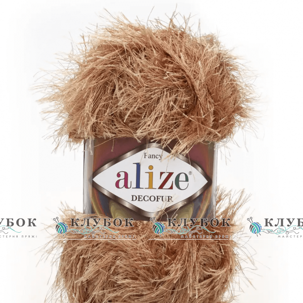 Пряжа Alize «Decofur / Декофур» Турция №127(бежевый)