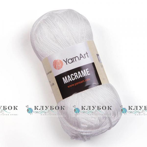 Пряжа YarnArt « Macrame / Макраме» Туреччина №154(білий)