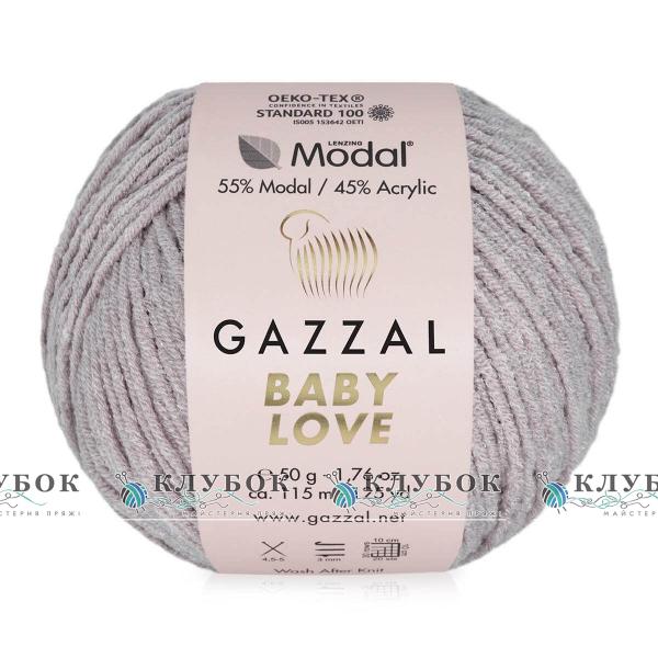 Пряжа Gazzal «Baby Love / Беби Лав» Турция №1624(пудра)